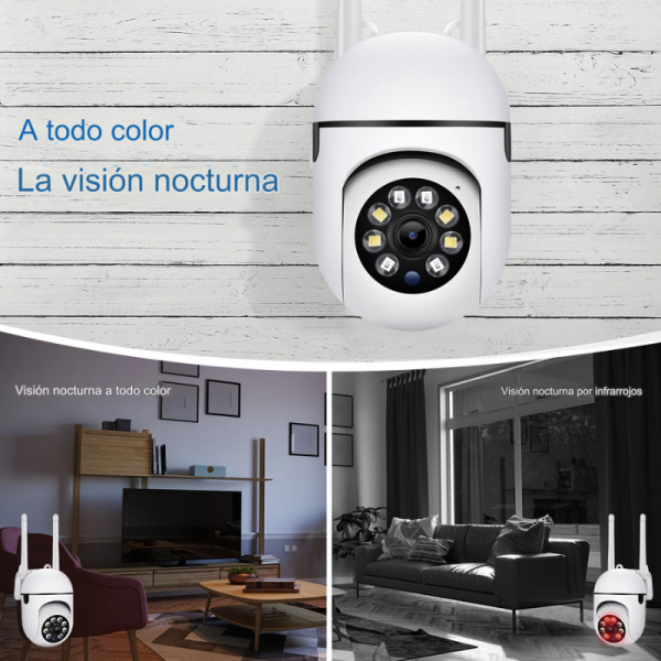 Camara vigilancia Ip IPC-E27 Bombillo 360º Robotica Wifi Vision Nocturna